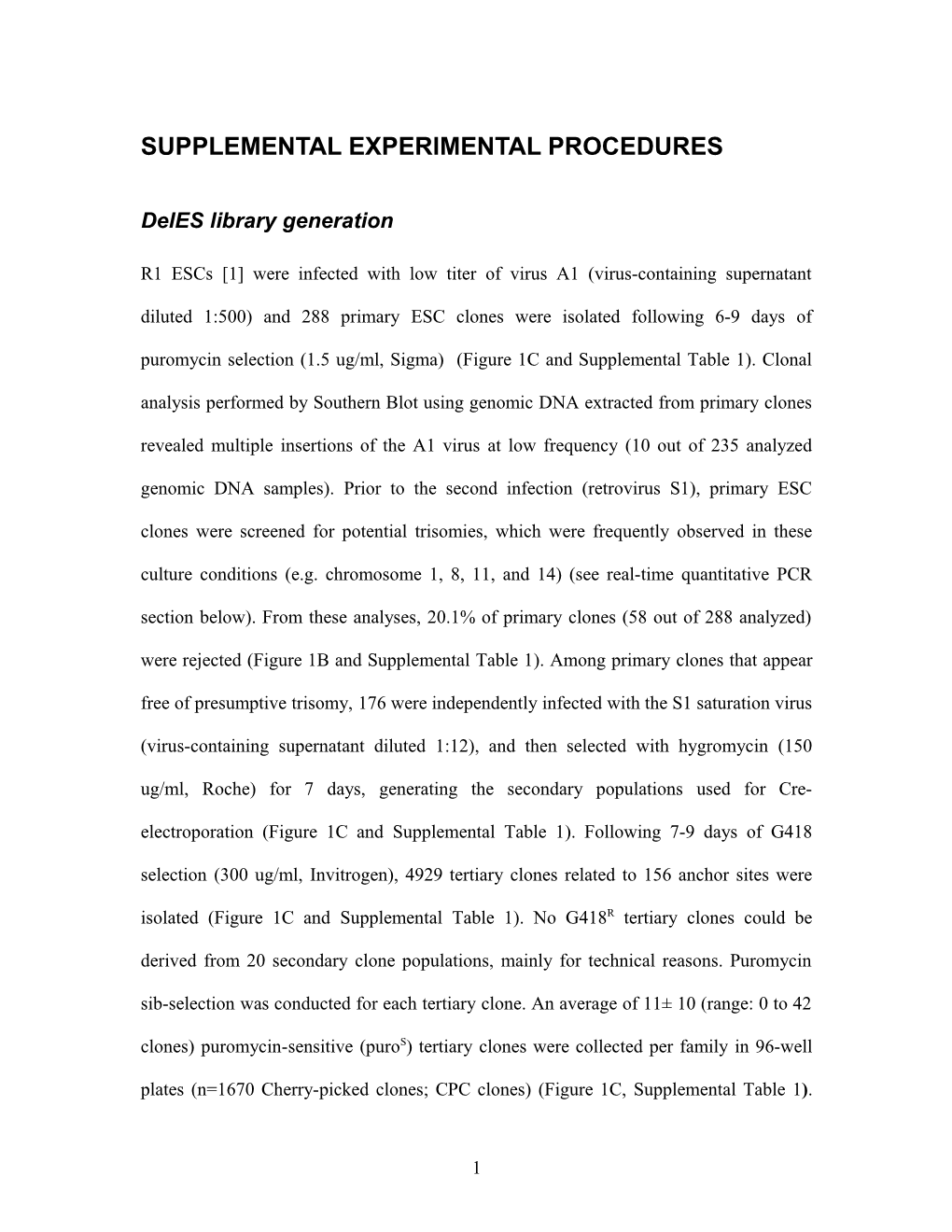 Supplemental Experimental Procedures s3