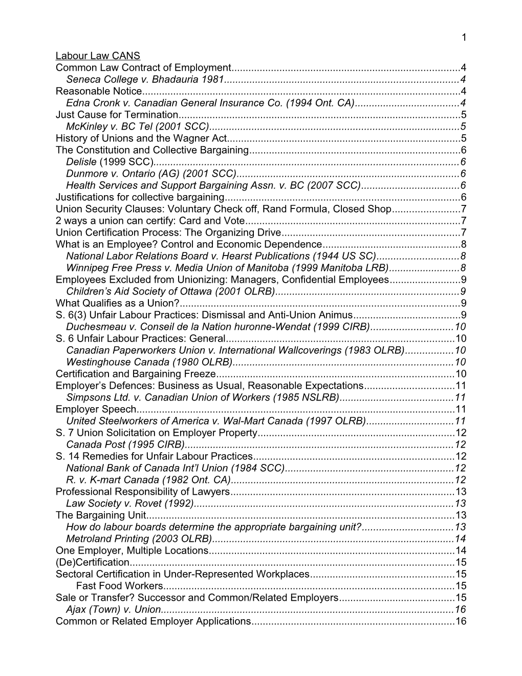 Common Law Contract of Employment 4