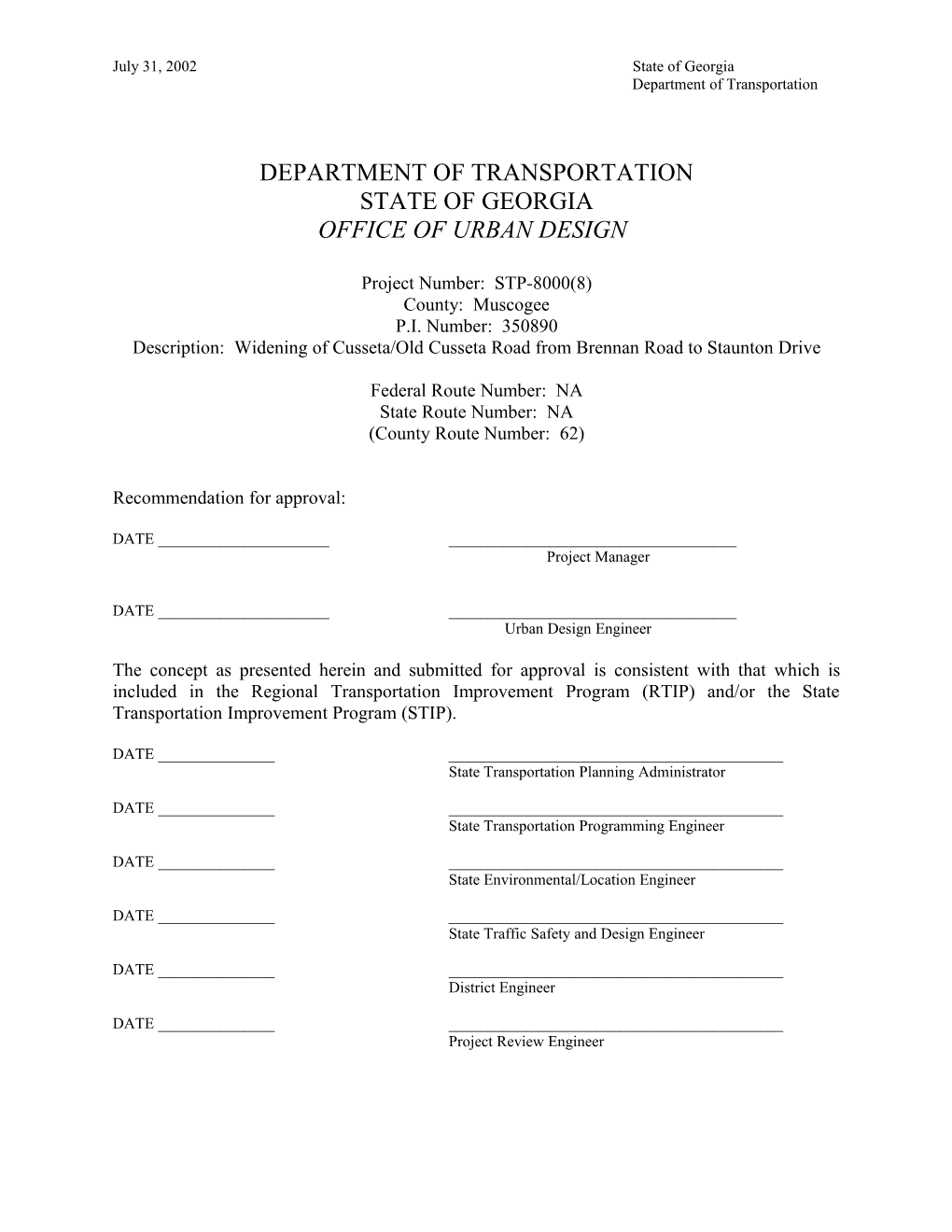 Department of Transportation s4