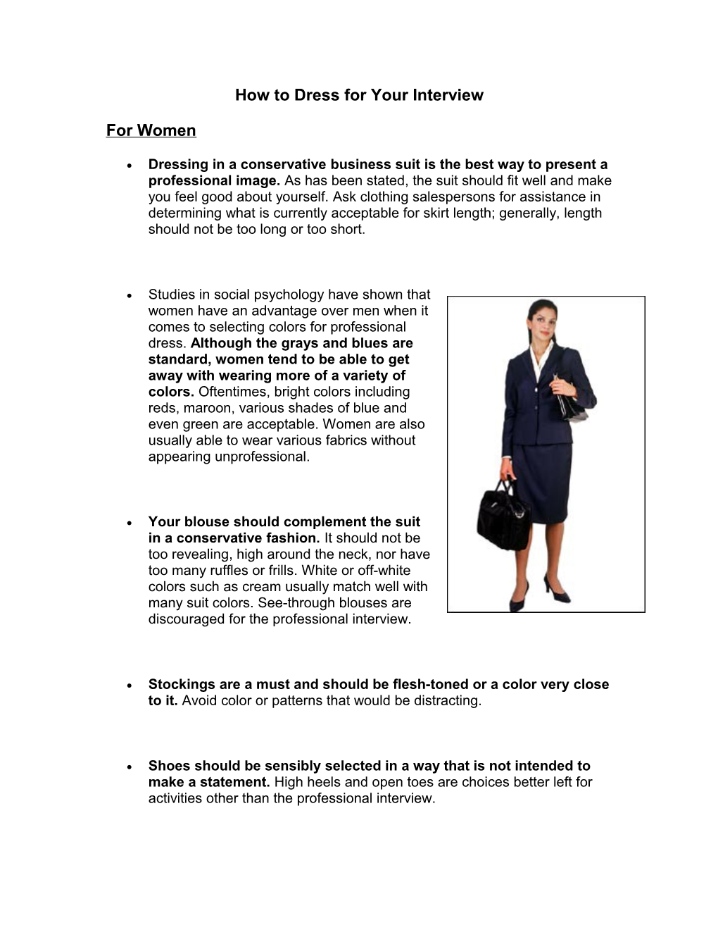 How to Dress for Your Interview