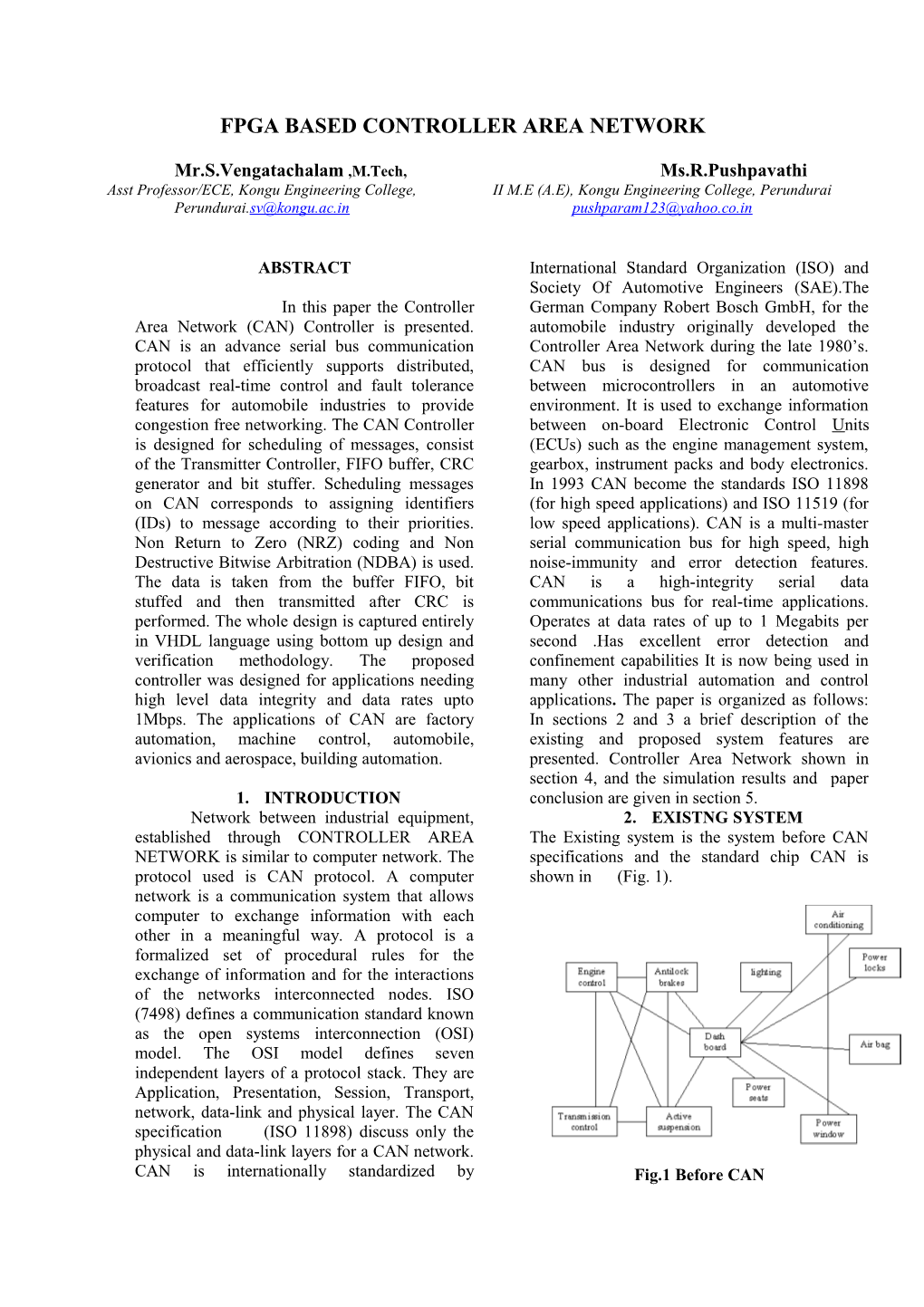 Bluetooth Security System Using Vhdl