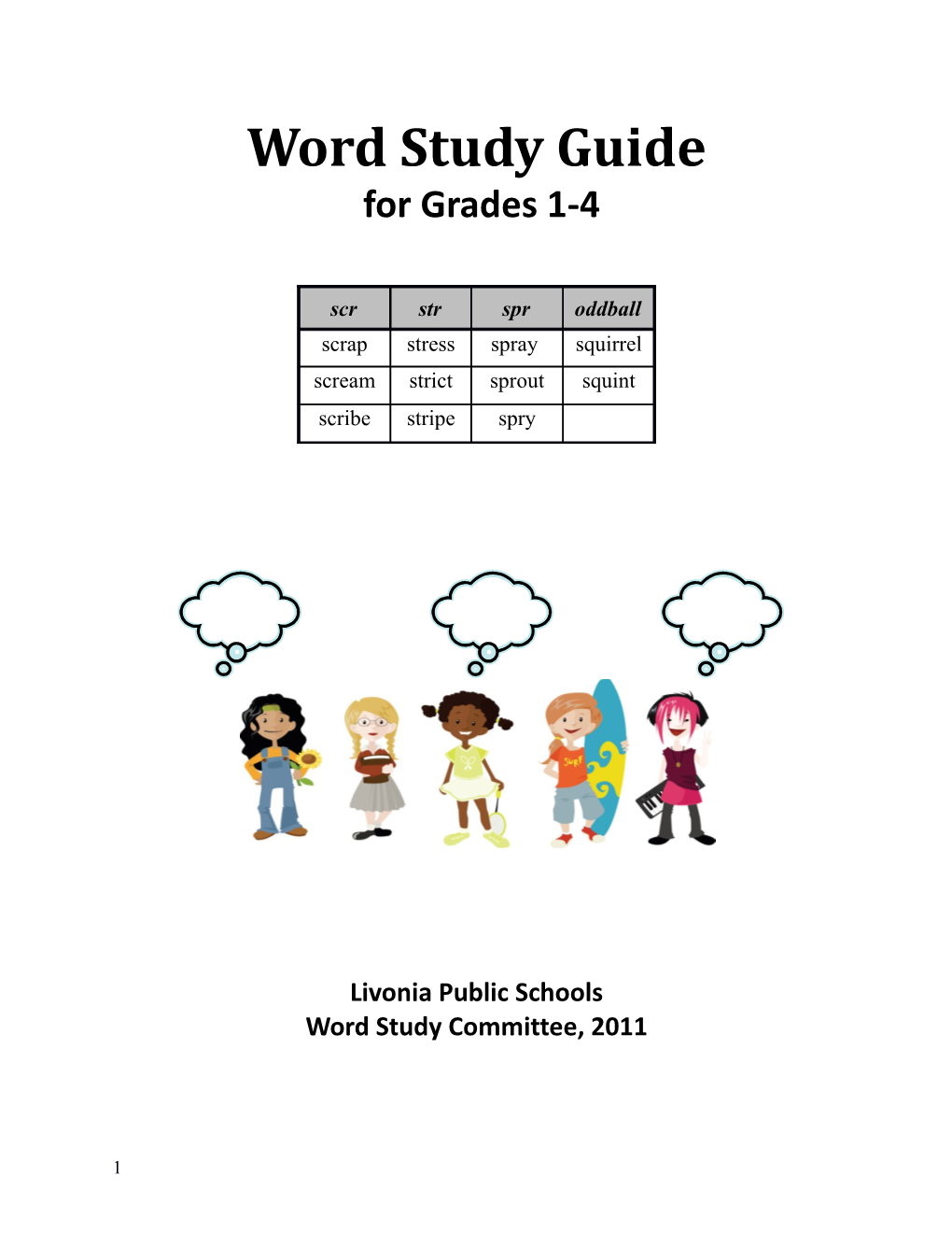 Word Study Guide