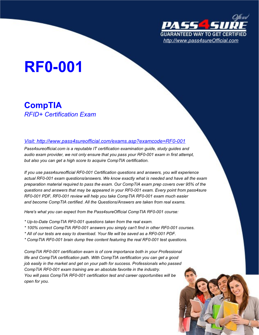 RFID+ Certification Exam