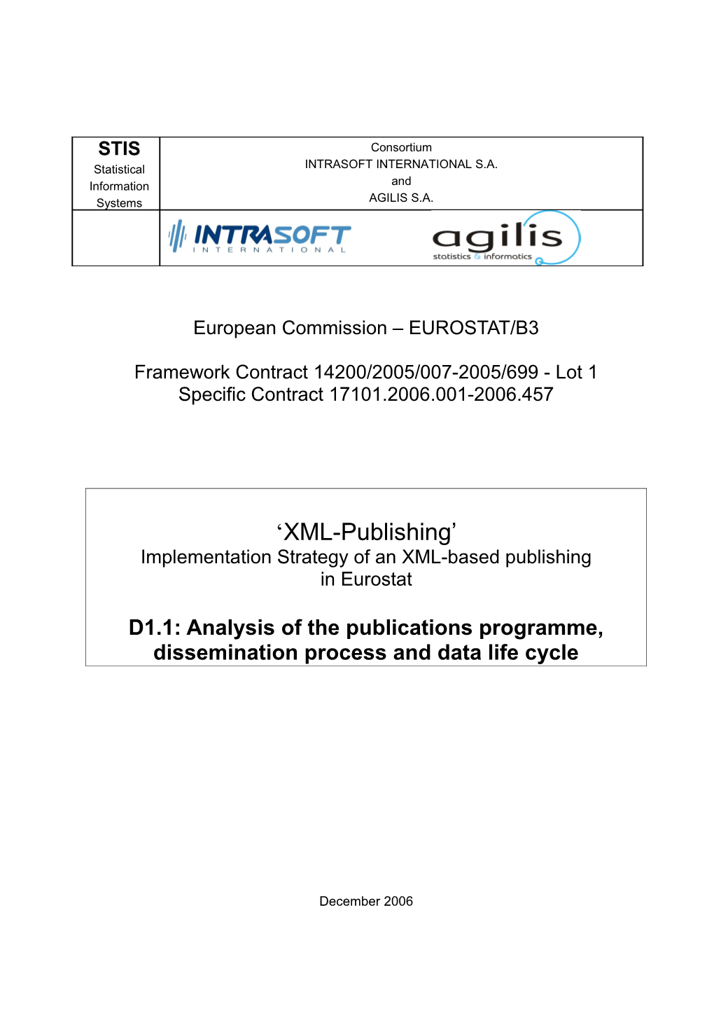 XML-Publishing - Implementation Strategy s1