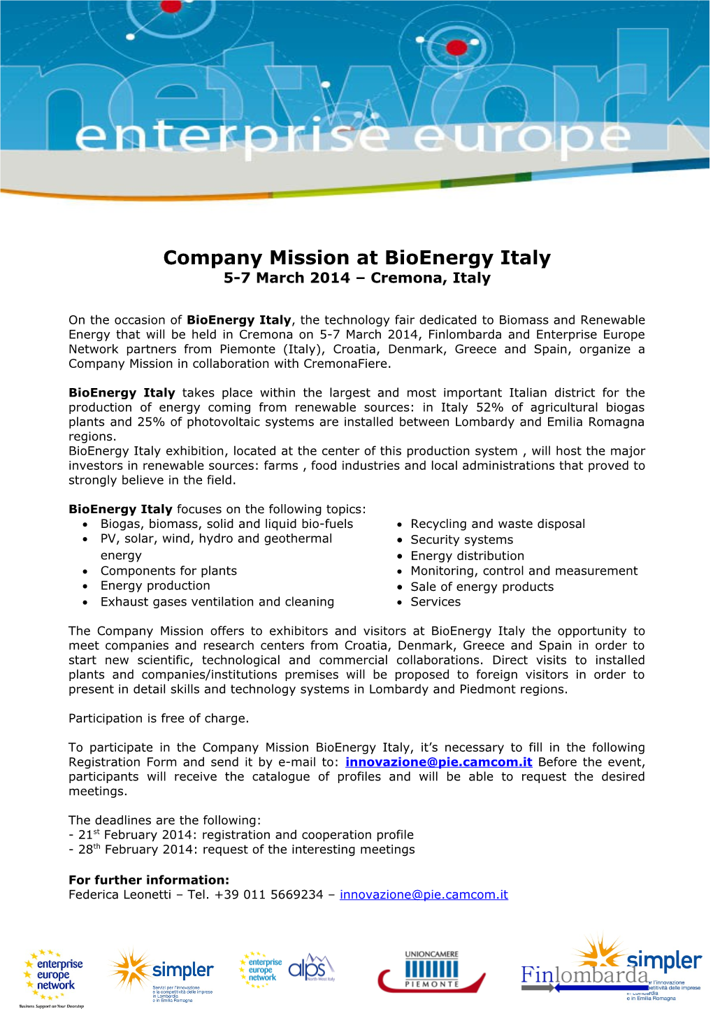 Company Mission at Bioenergy Italy