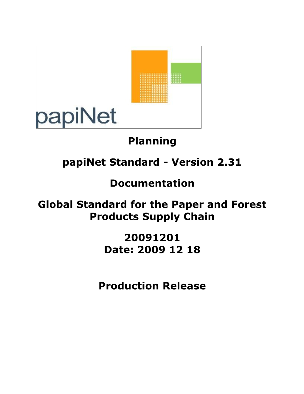 Global Standard for the Paper and Forest Products Supply Chain s1