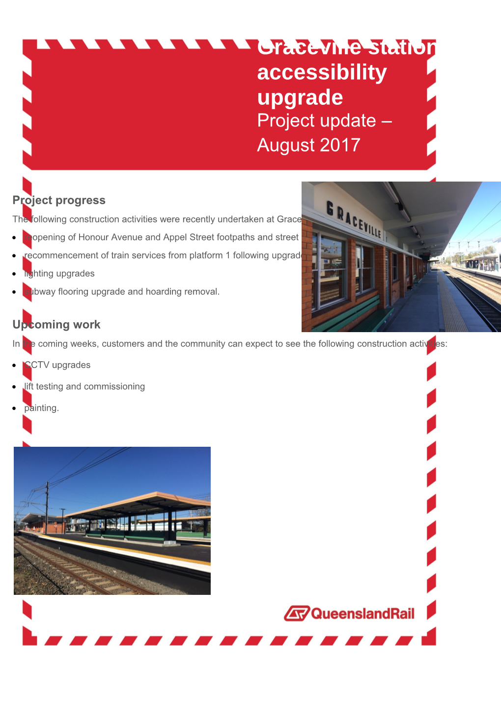 Graceville Station Accessibility Upgrade