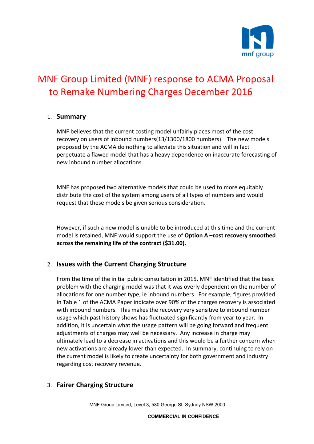 2. Issues with the Current Charging Structure