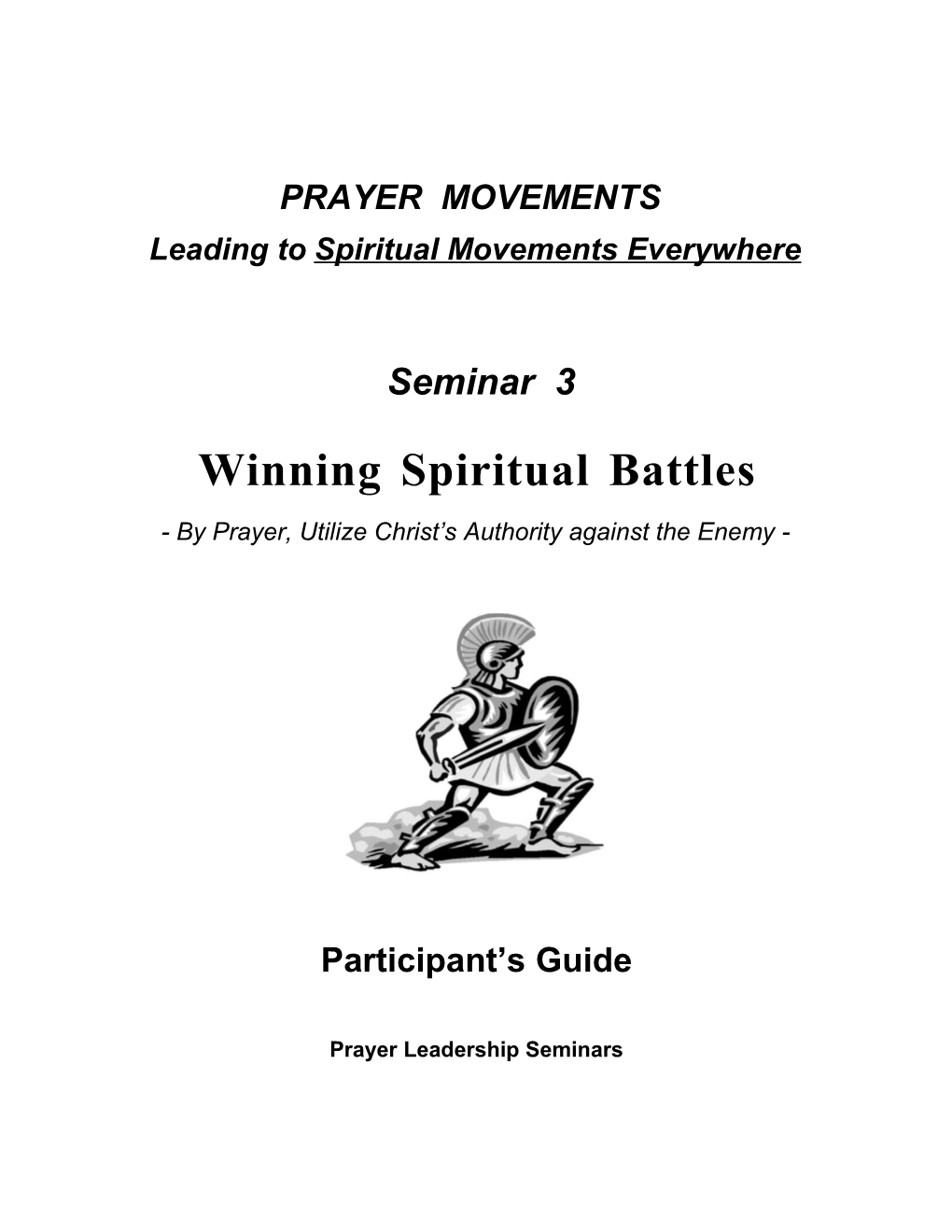 Leading to Spiritual Movements Everywhere