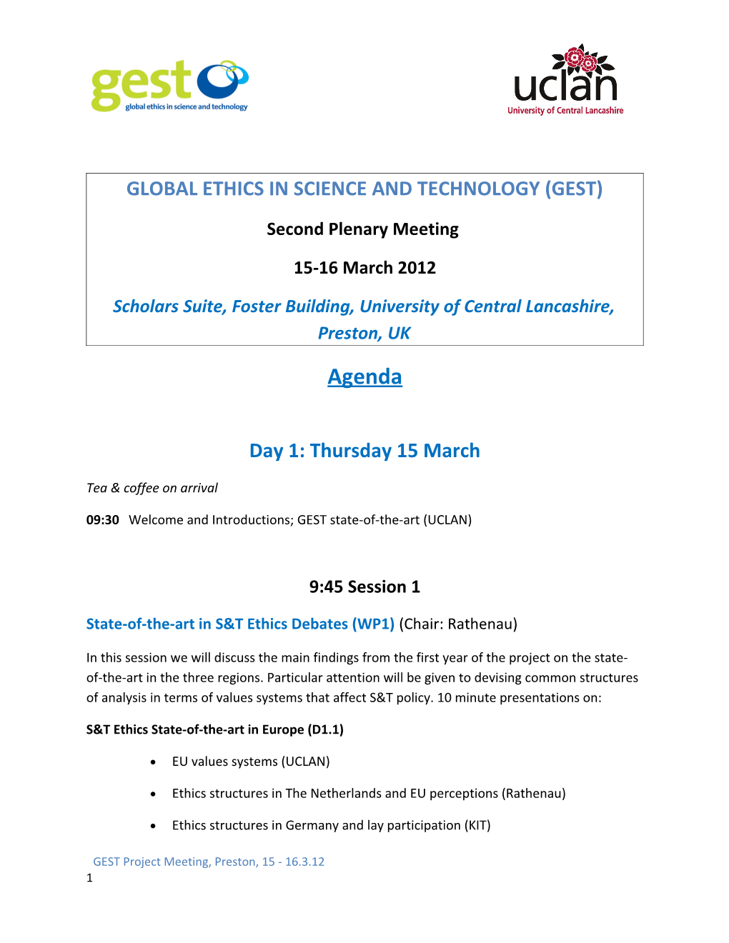 Global Ethics in Science and Technology (Gest)
