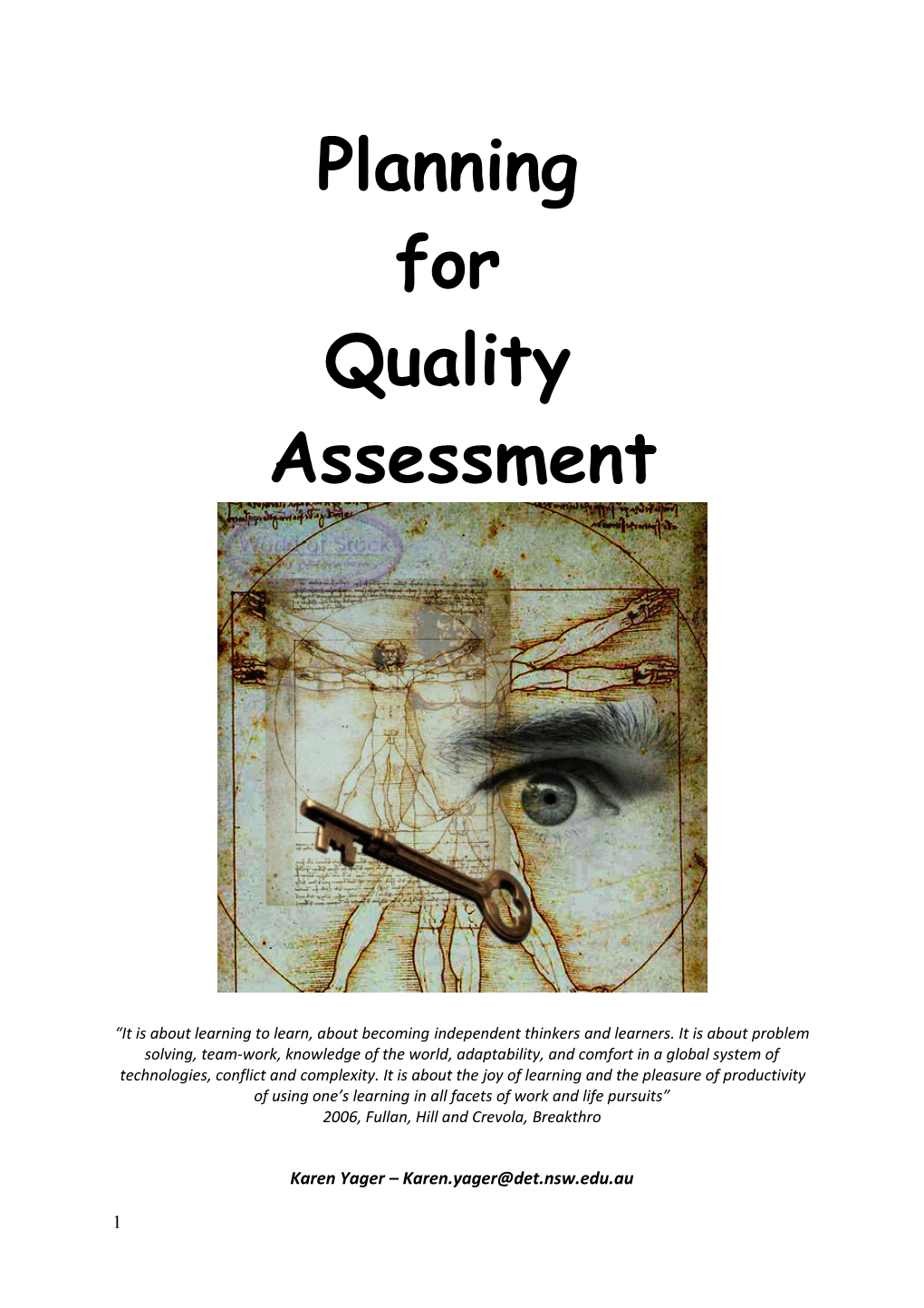 Designing for Deep Understanding Through Assessment s1