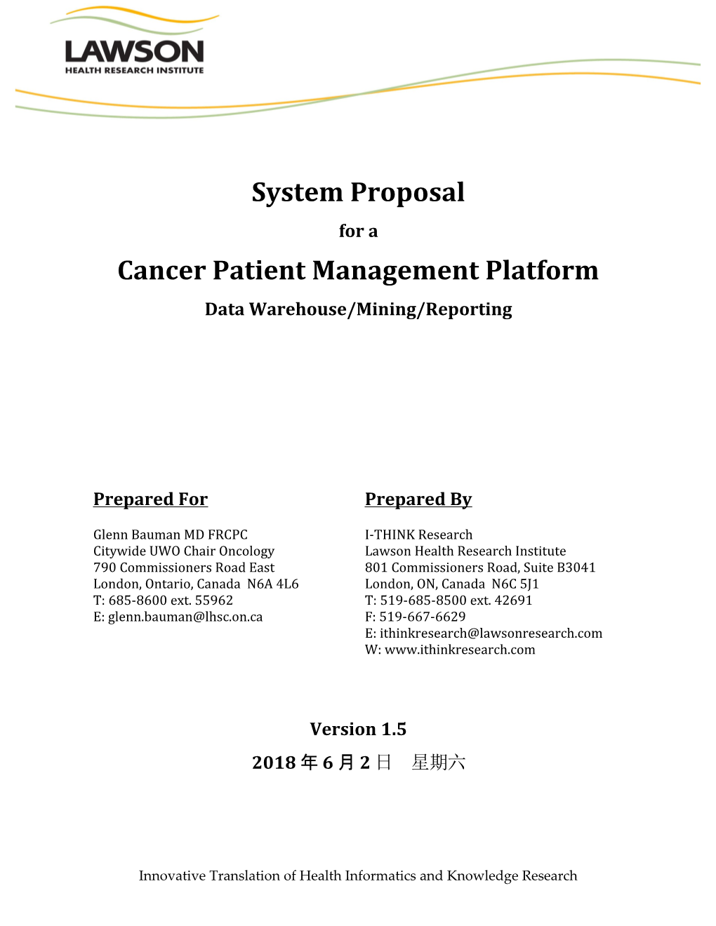 Cancer Patient Management Platform
