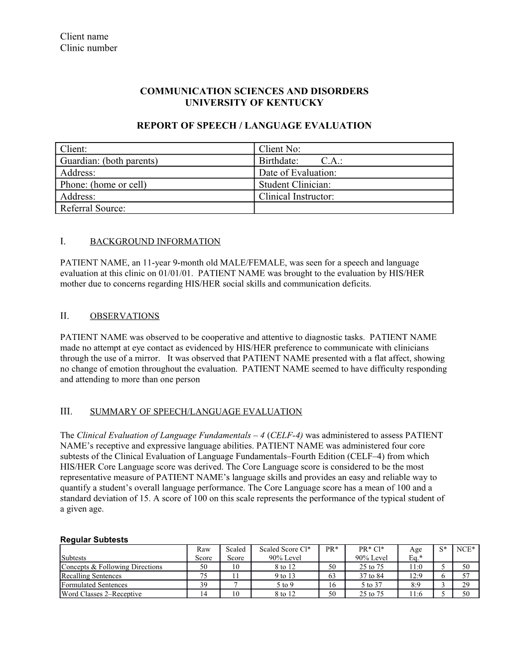 Communication Sciences and Disorders s1