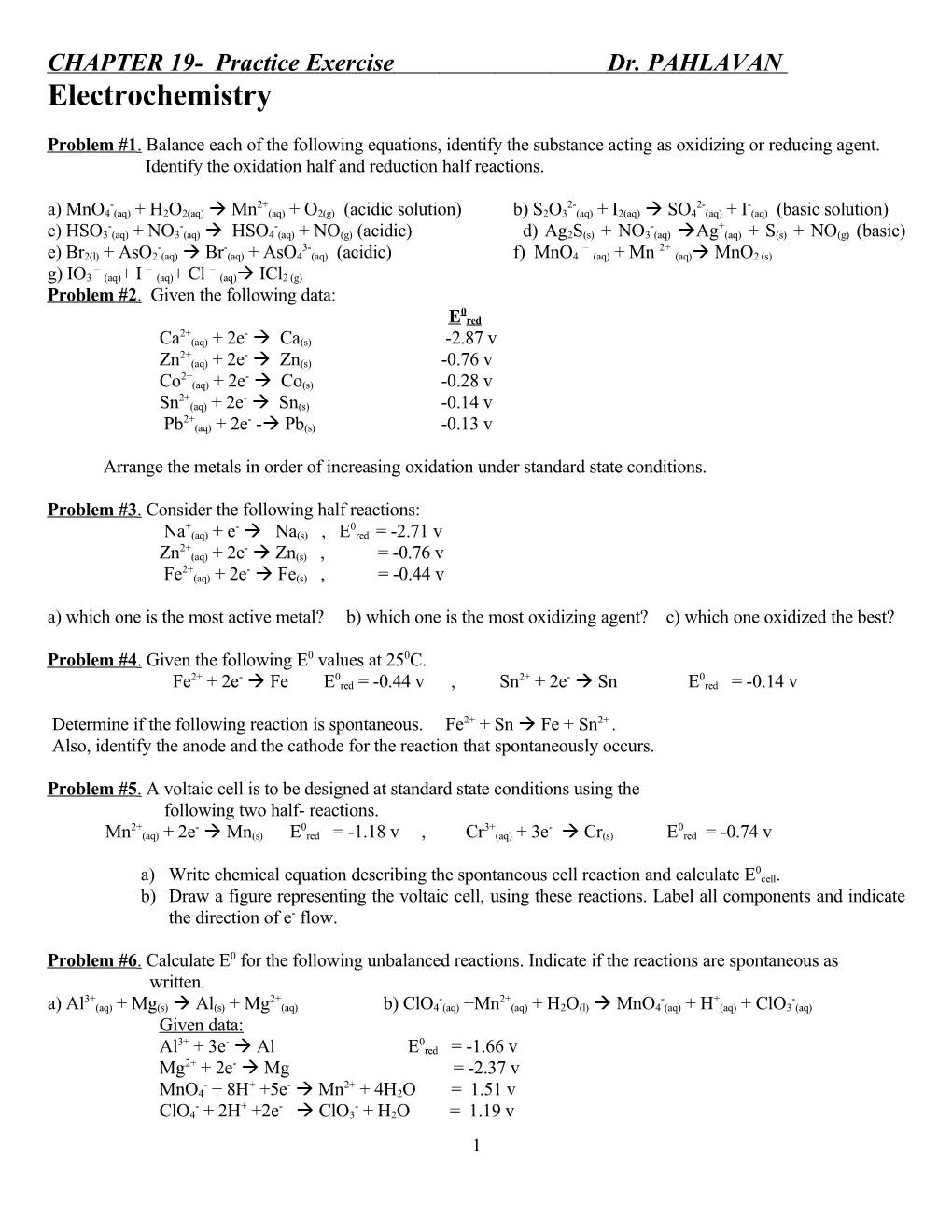 Chapter 21 - Practice Problems Pahlavan