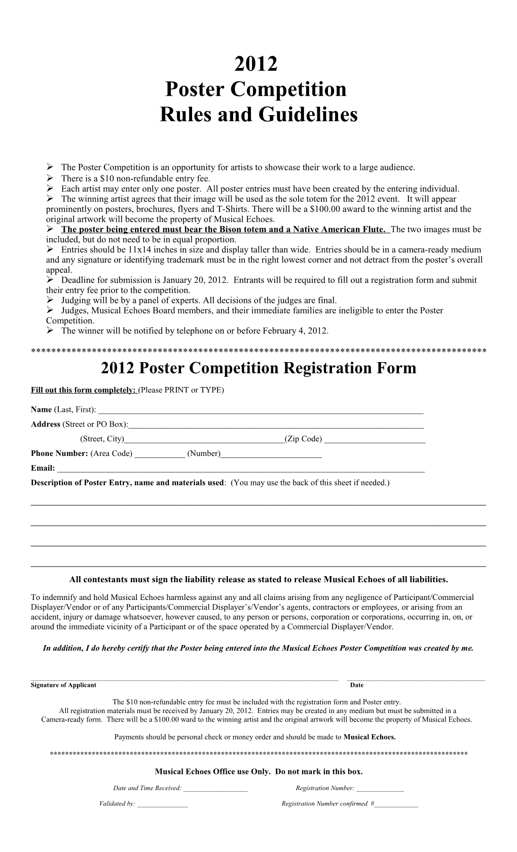 Download the Poster Competition Registration Document Here