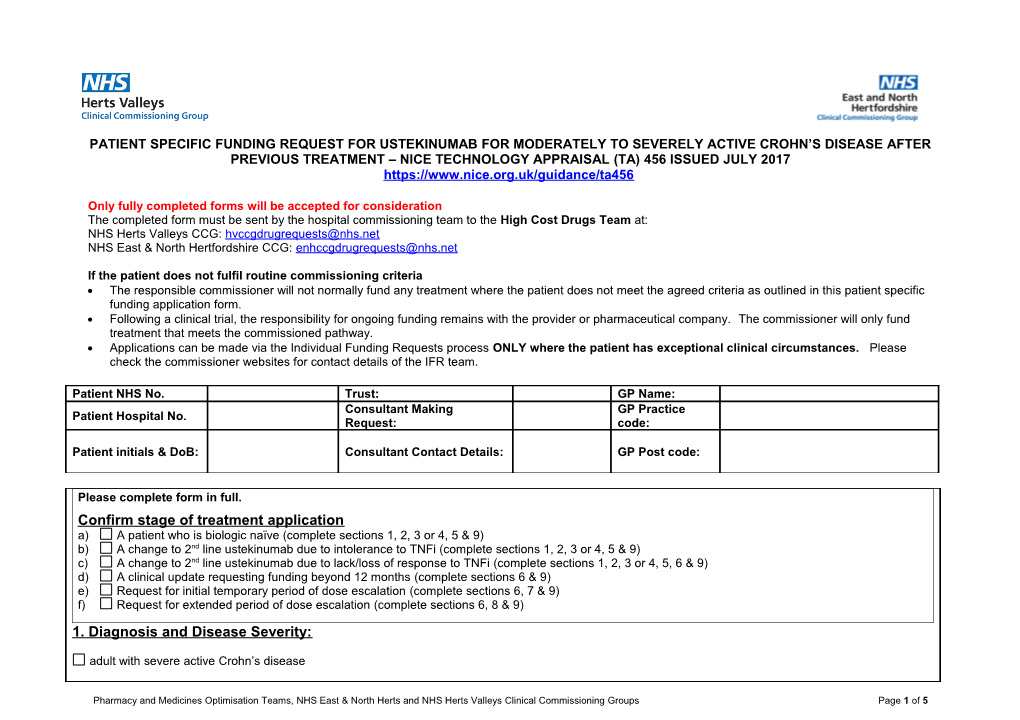 Only Fully Completed Forms Will Be Accepted for Consideration s1