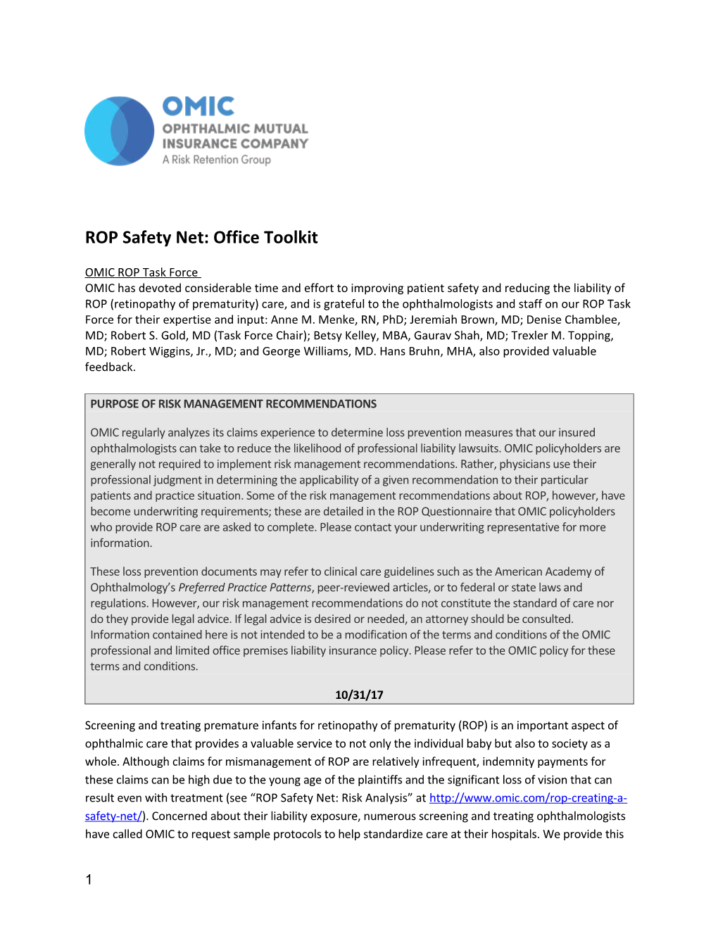 ROP Safety Net: Office Toolkit