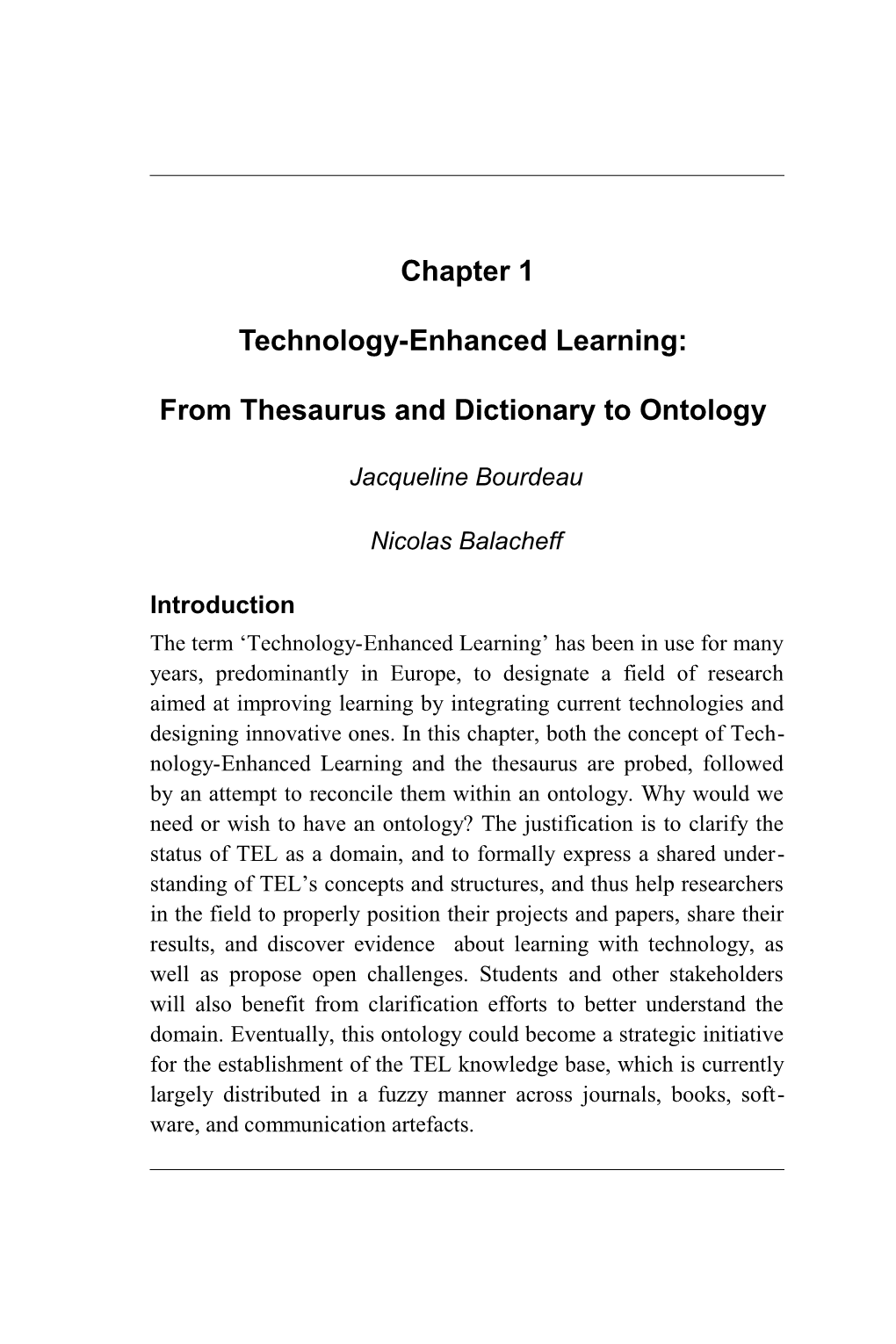 From Thesaurus and Dictionary to Ontology