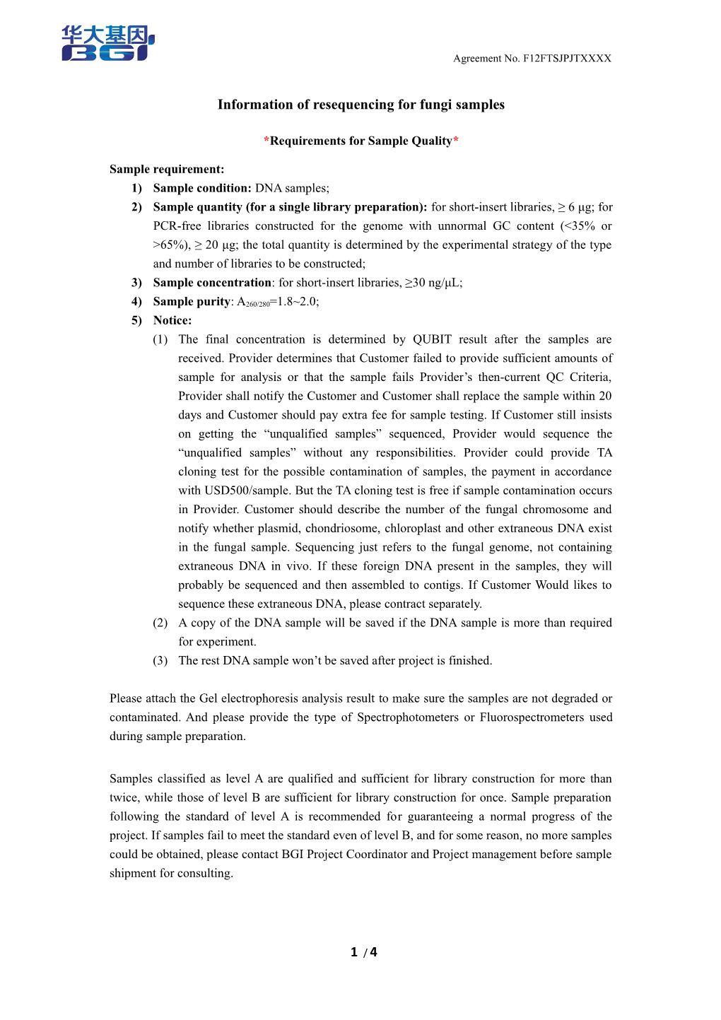 Information of Resequencing for Fungi Samples