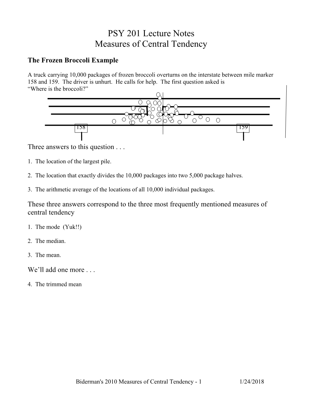 The Frozen Broccoli Example