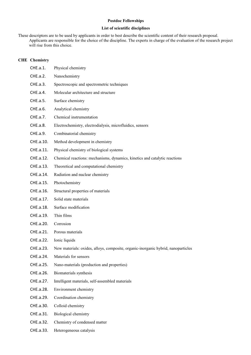 Postdoc Fellowships