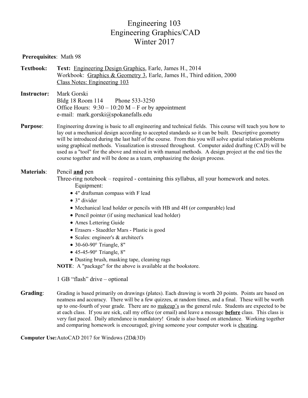 Math 101 - Intermediate Algebra