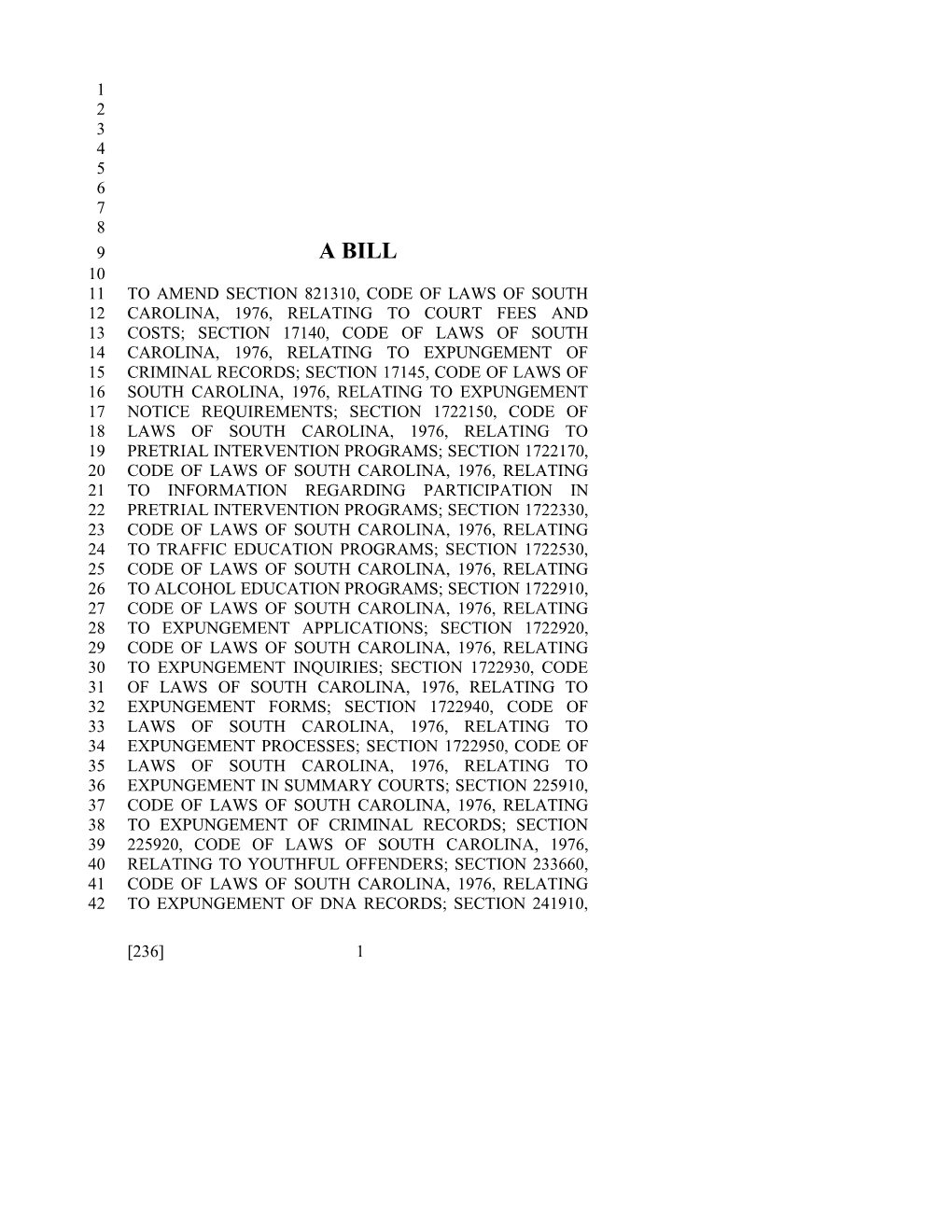 2015-2016 Bill 236 Text of Previous Version (Dec. 10, 2014) - South Carolina Legislature Online