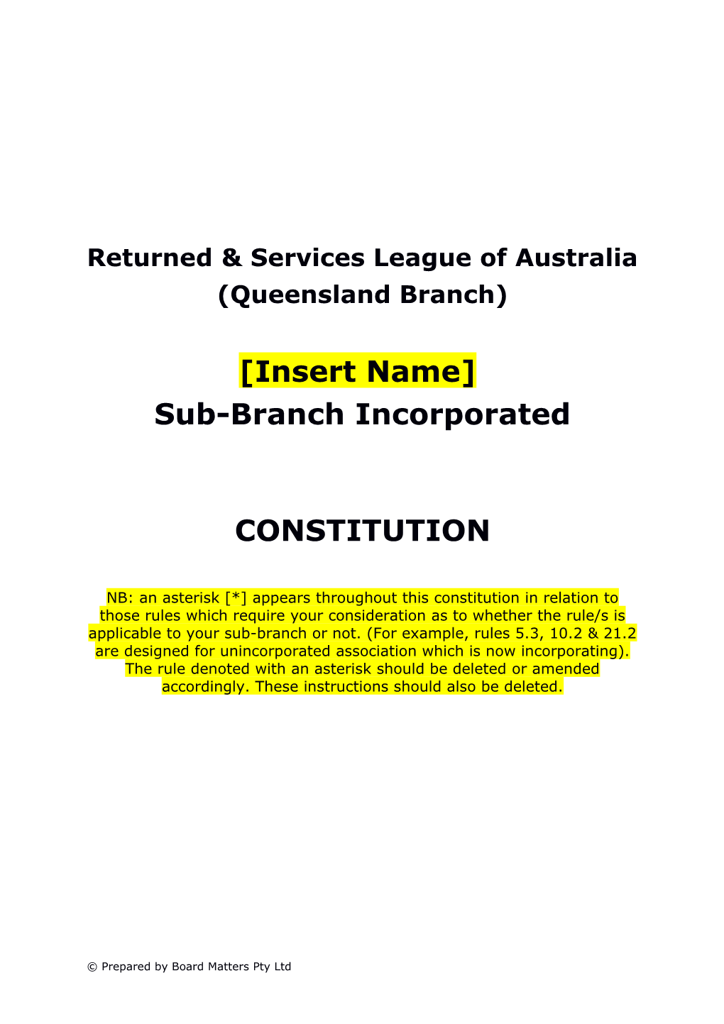 Returned & Services League of Australia