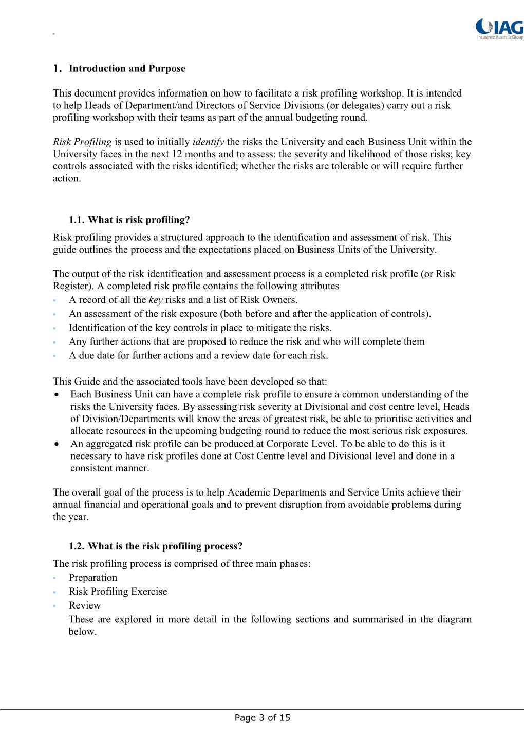 Guideline Document (Msword Format) from Pilot Project