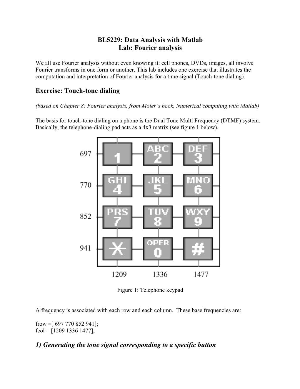 BL5229: Data Analysis with Matlab