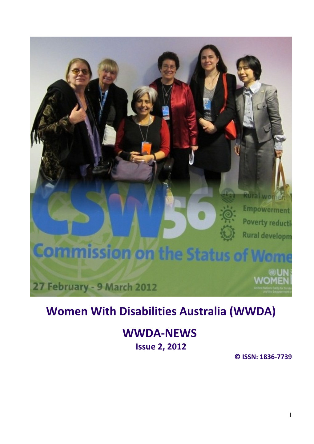Women with Disabilities Australia (WWDA) s1