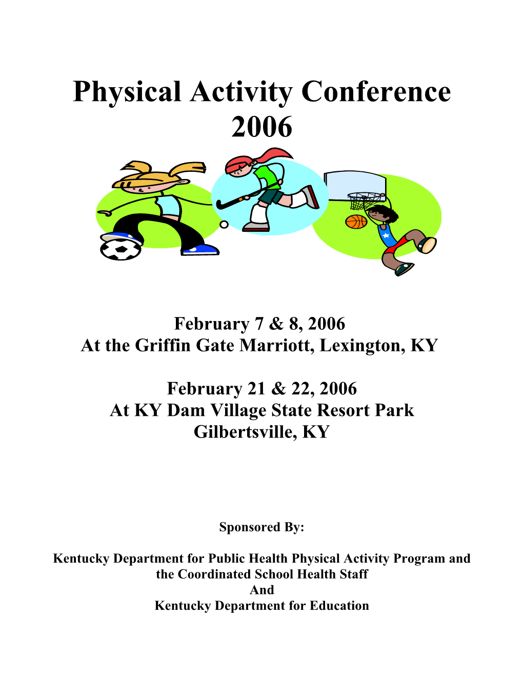 Physical Activity Conference