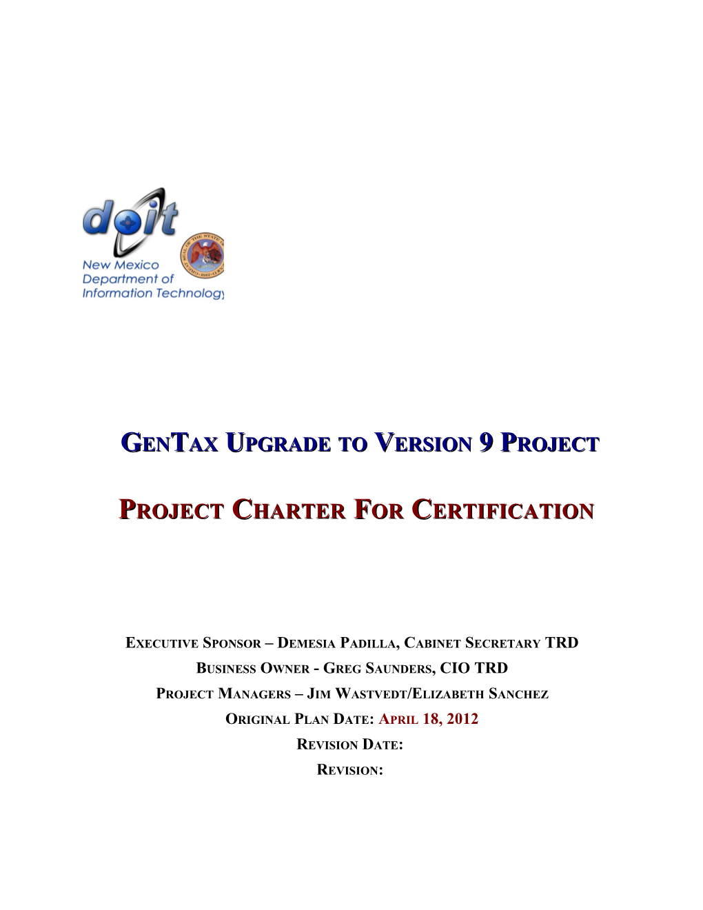 Gentax Upgrade to Version 9 Project