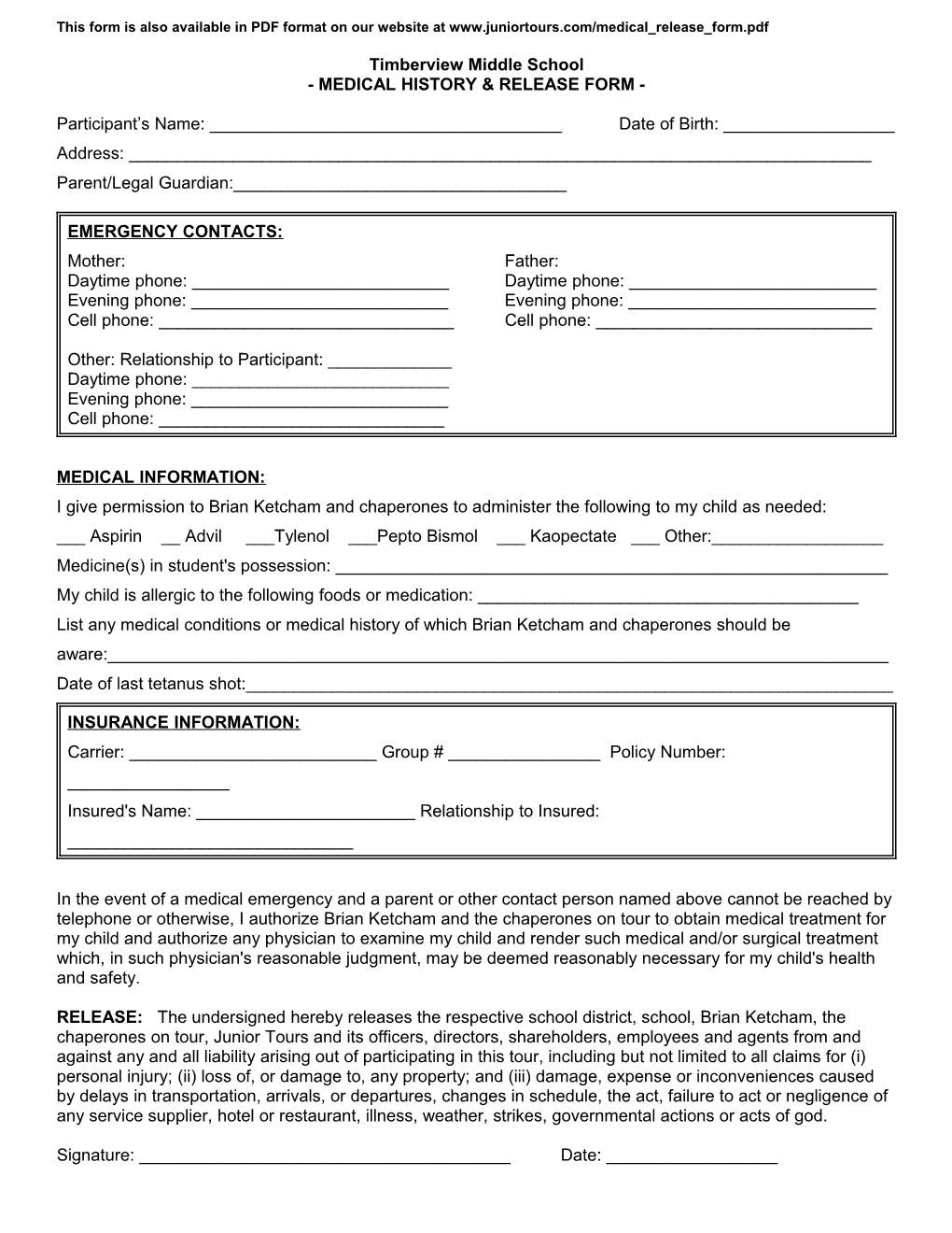 This Form Is Also Available in PDF Format on Our Website At