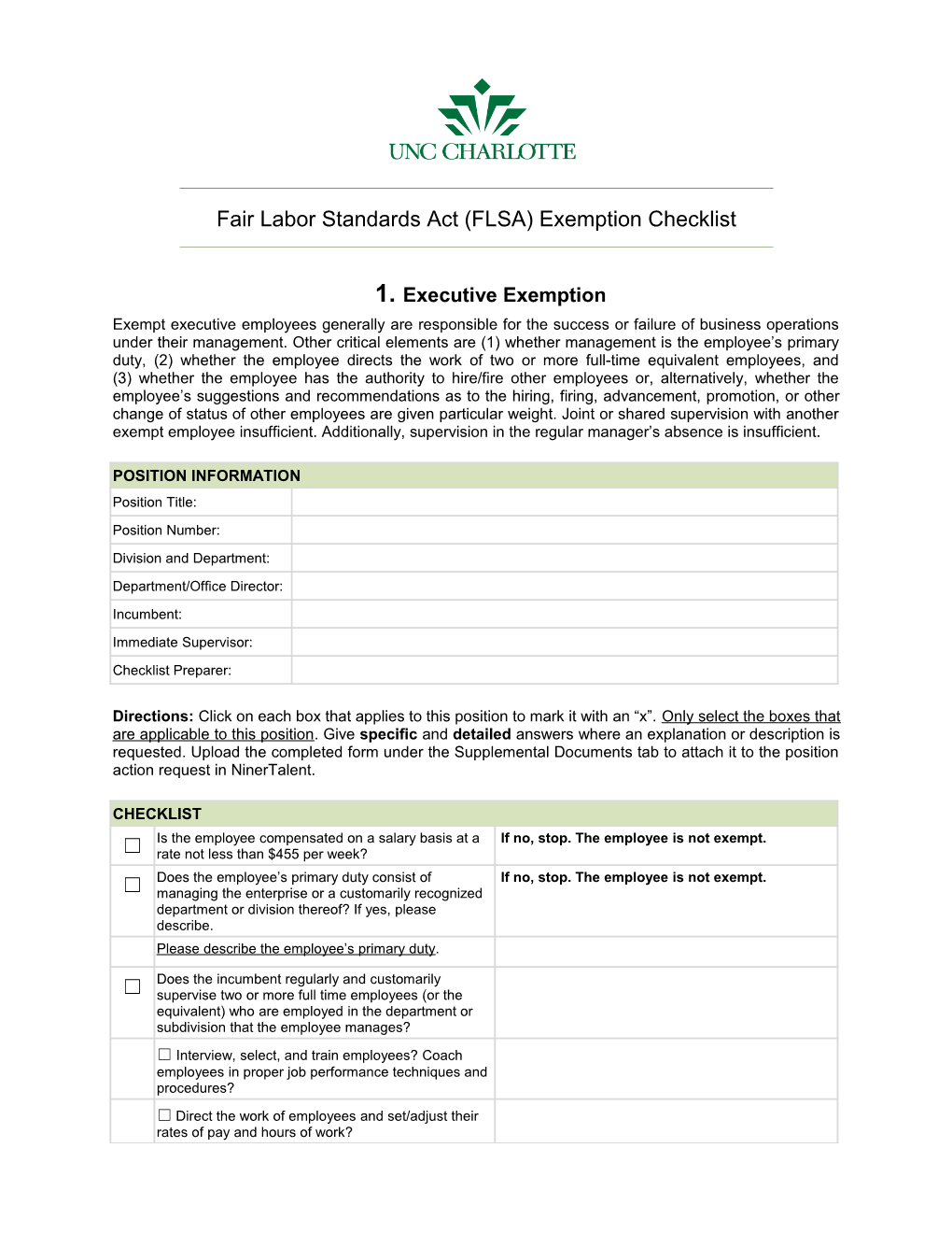 New Company Setup Checklist