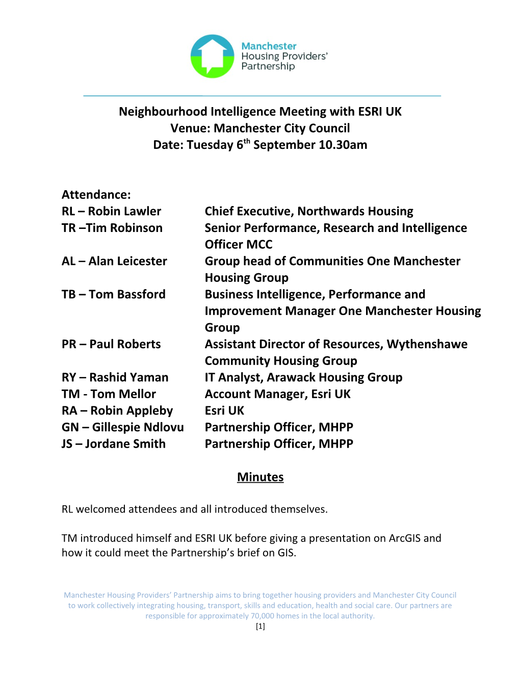 Manchester Strategic Housing Partnership