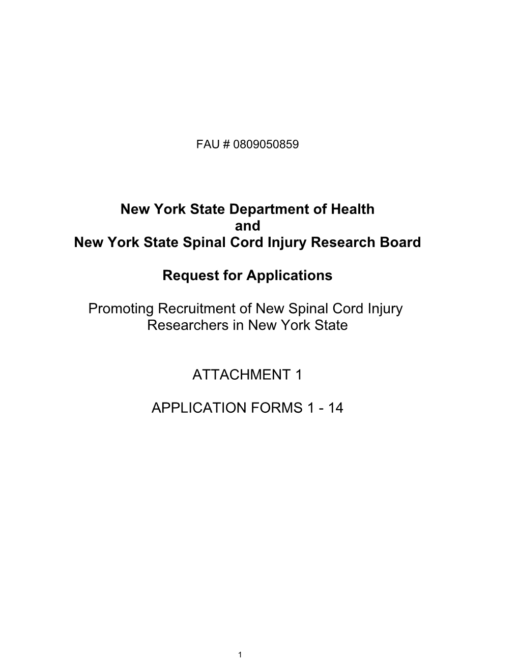 New York State Spinal Cord Injury Research Board