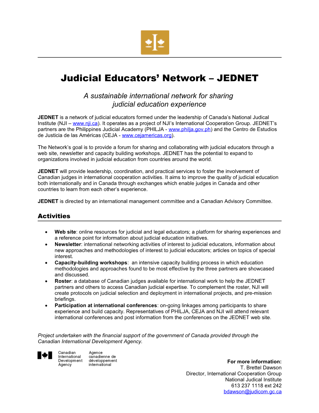 Judicial Education Network