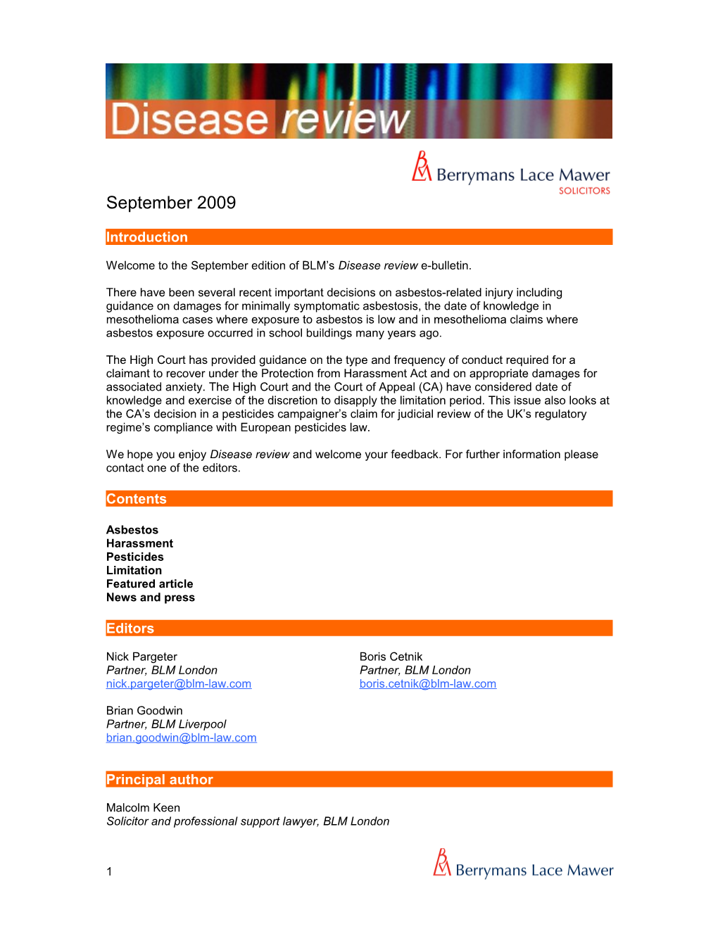 Asbestos-Related Illness