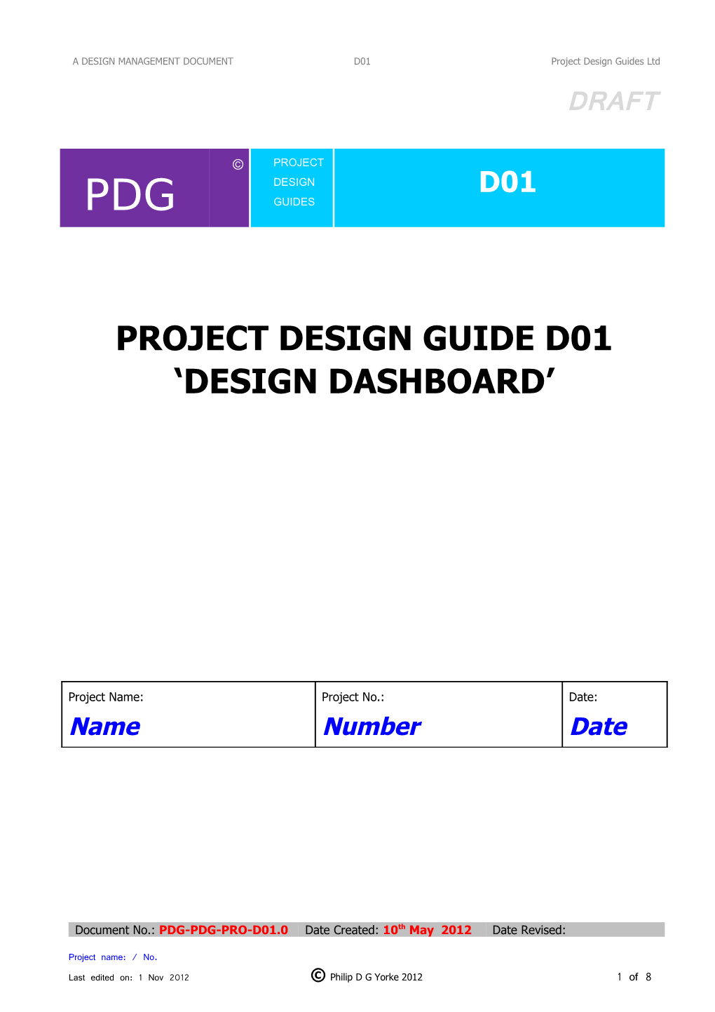 Project Design Handbook