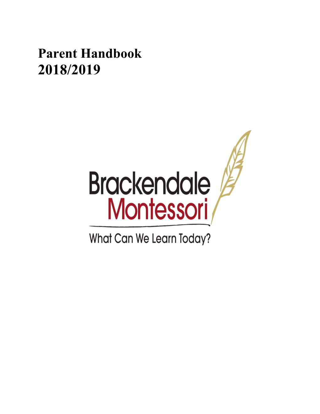 Parent Handbook s3