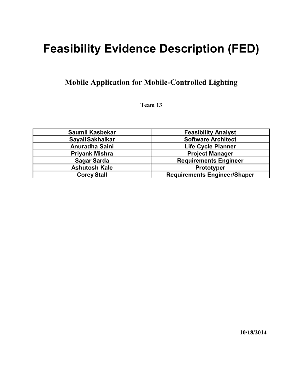 Feasibility Rationale Description (FRD) s4