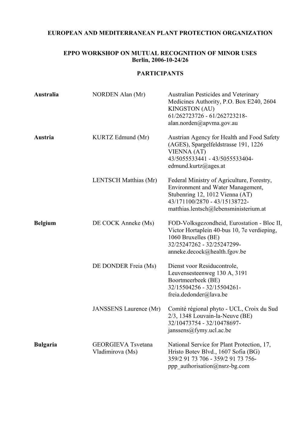 European and Mediterranean Plant Protection Organization s3