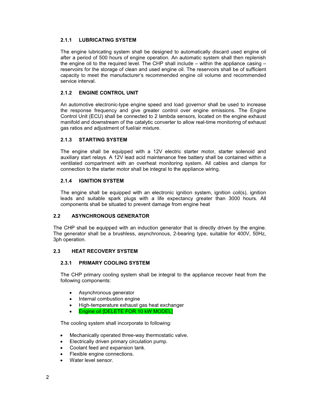 Specification Document (Short) for Adveco Totem Mchp