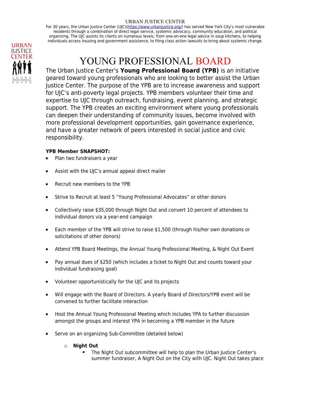 Young Professional Board