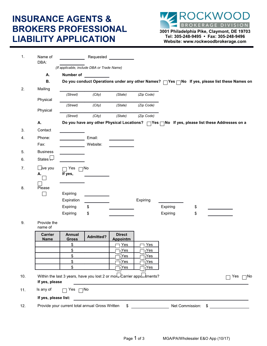 Section I General Information