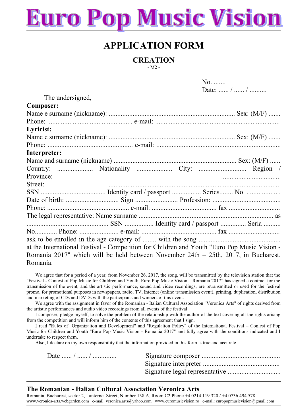 Application Form s79