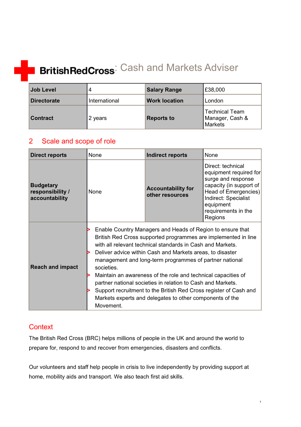 RC Report Template