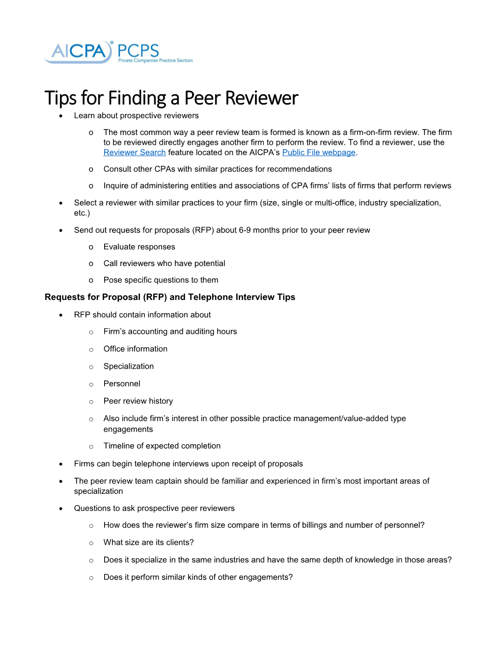 Find a Peer Reviewer