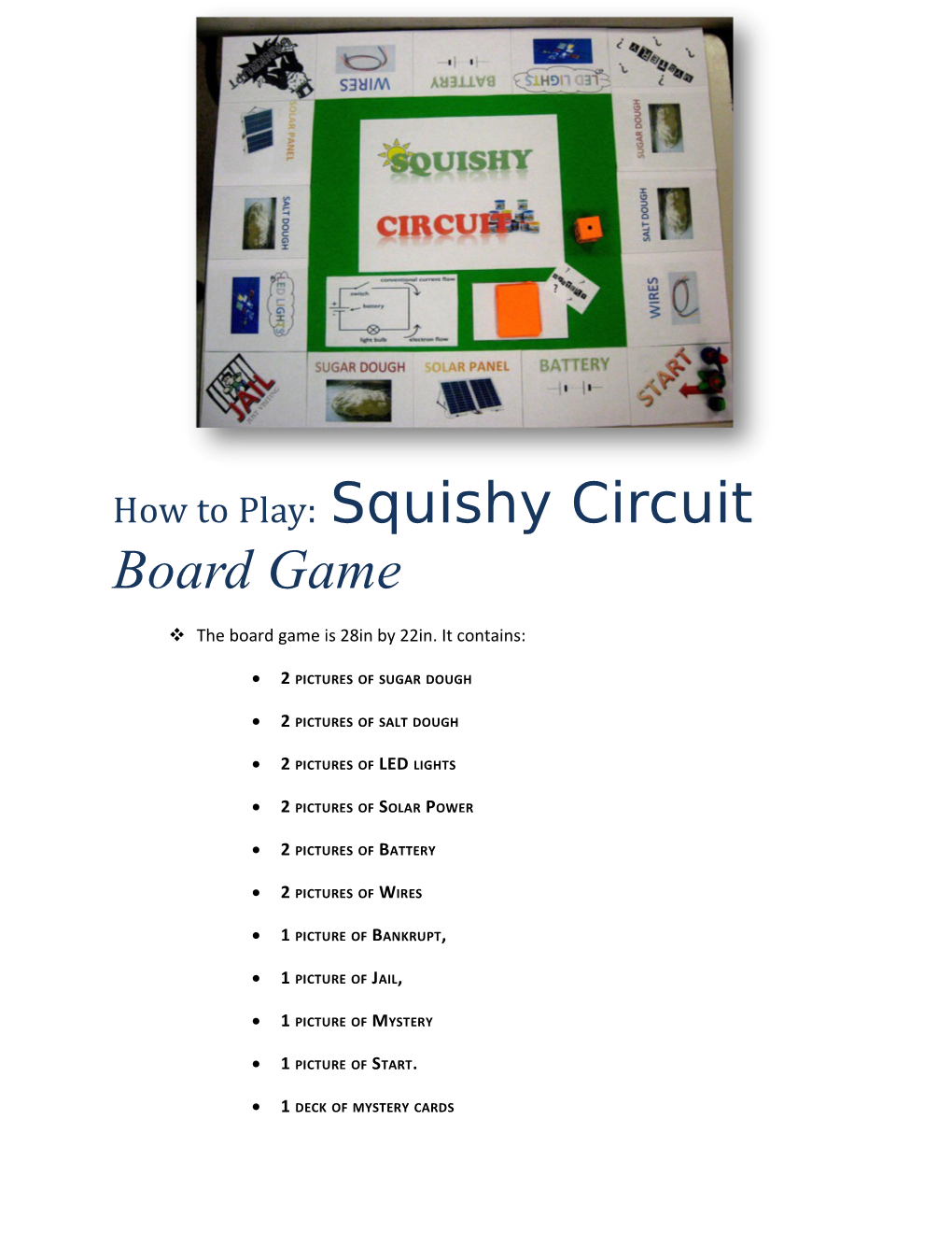 How to Play: Squishy Circuit Board Game